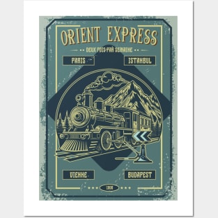 RETRO TRAIN Posters and Art